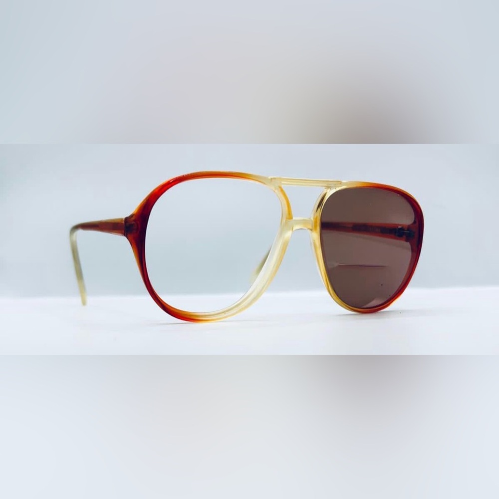 Vintage Mainstreet Brown Pilot Sunglasses Frames Only